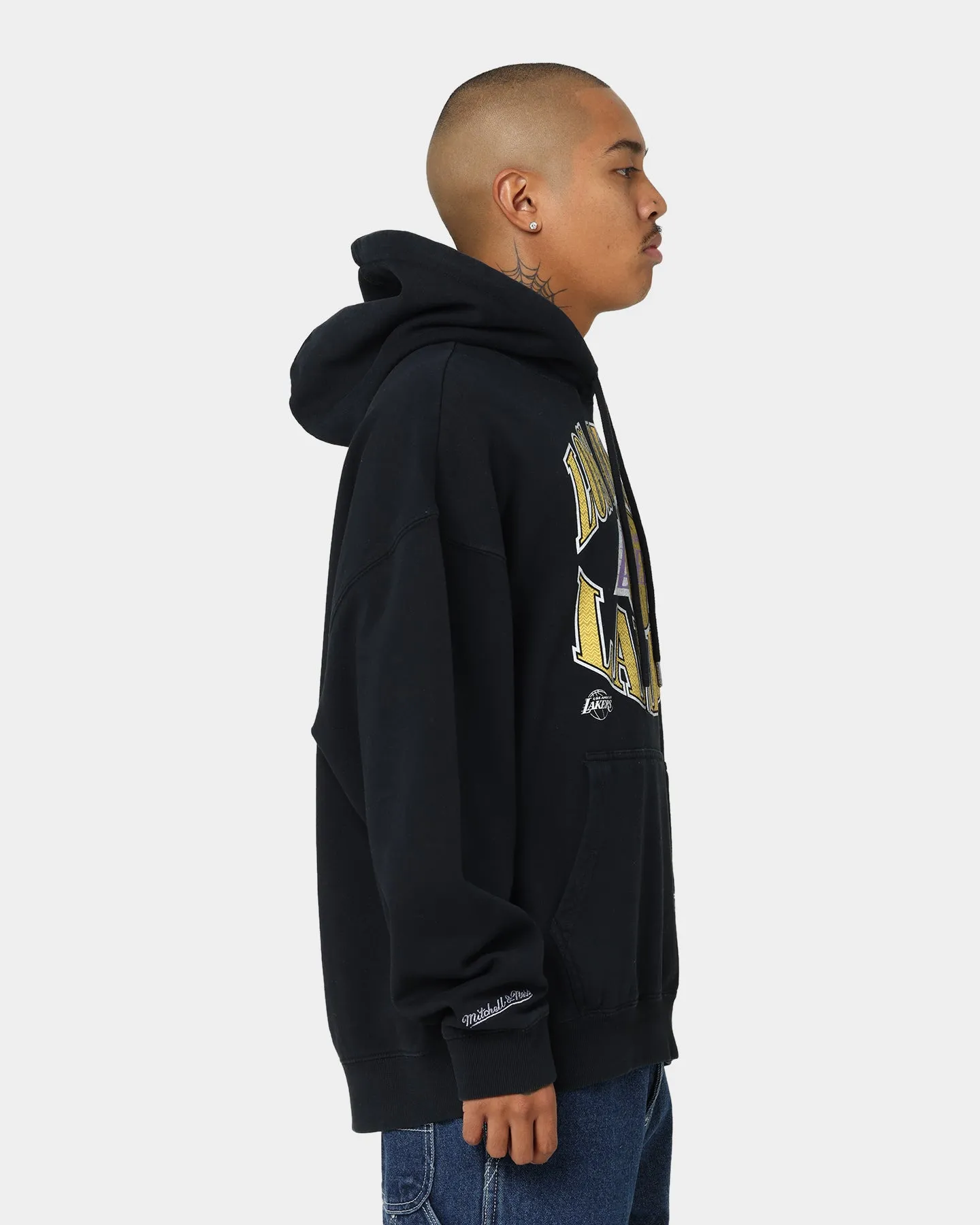 Mitchell & Ness Los Angeles Lakers Point Guard Hoodie Verblasstes Schwarz