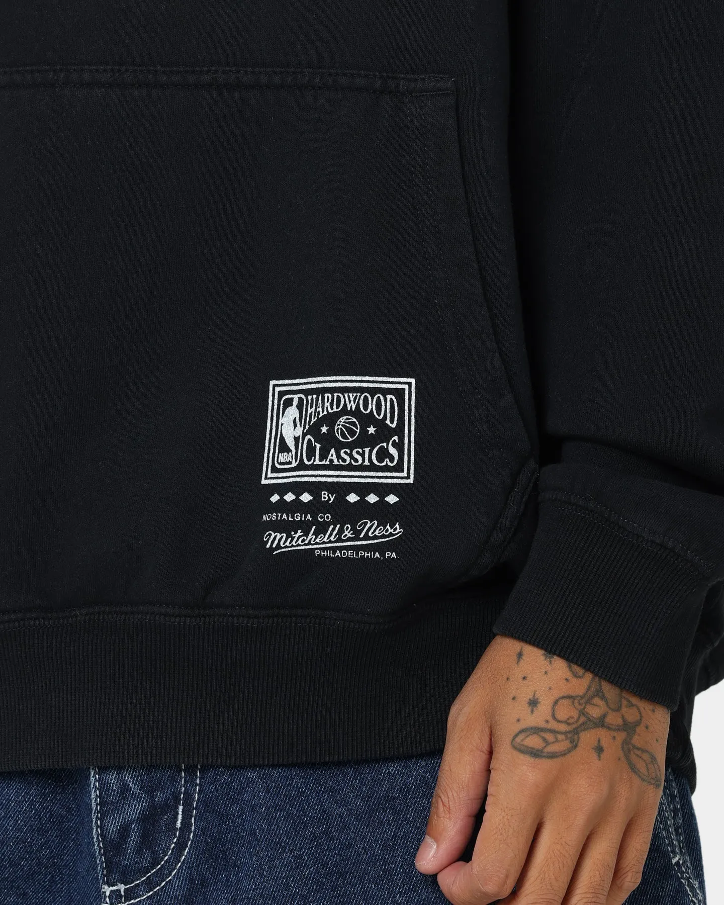 Mitchell & Ness Los Angeles Lakers Point Guard Hoodie Verblasstes Schwarz