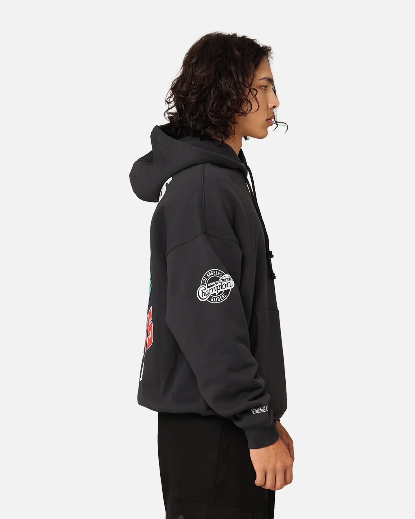 Mitchell & Ness Los Angeles Raiders Super Bowl World Hoodie Vintage Schwarz