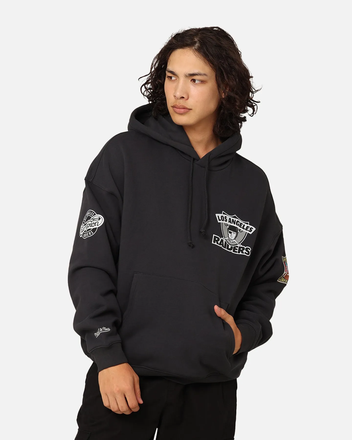 Mitchell & Ness Los Angeles Raiders Super Bowl World Hoodie Vintage Schwarz