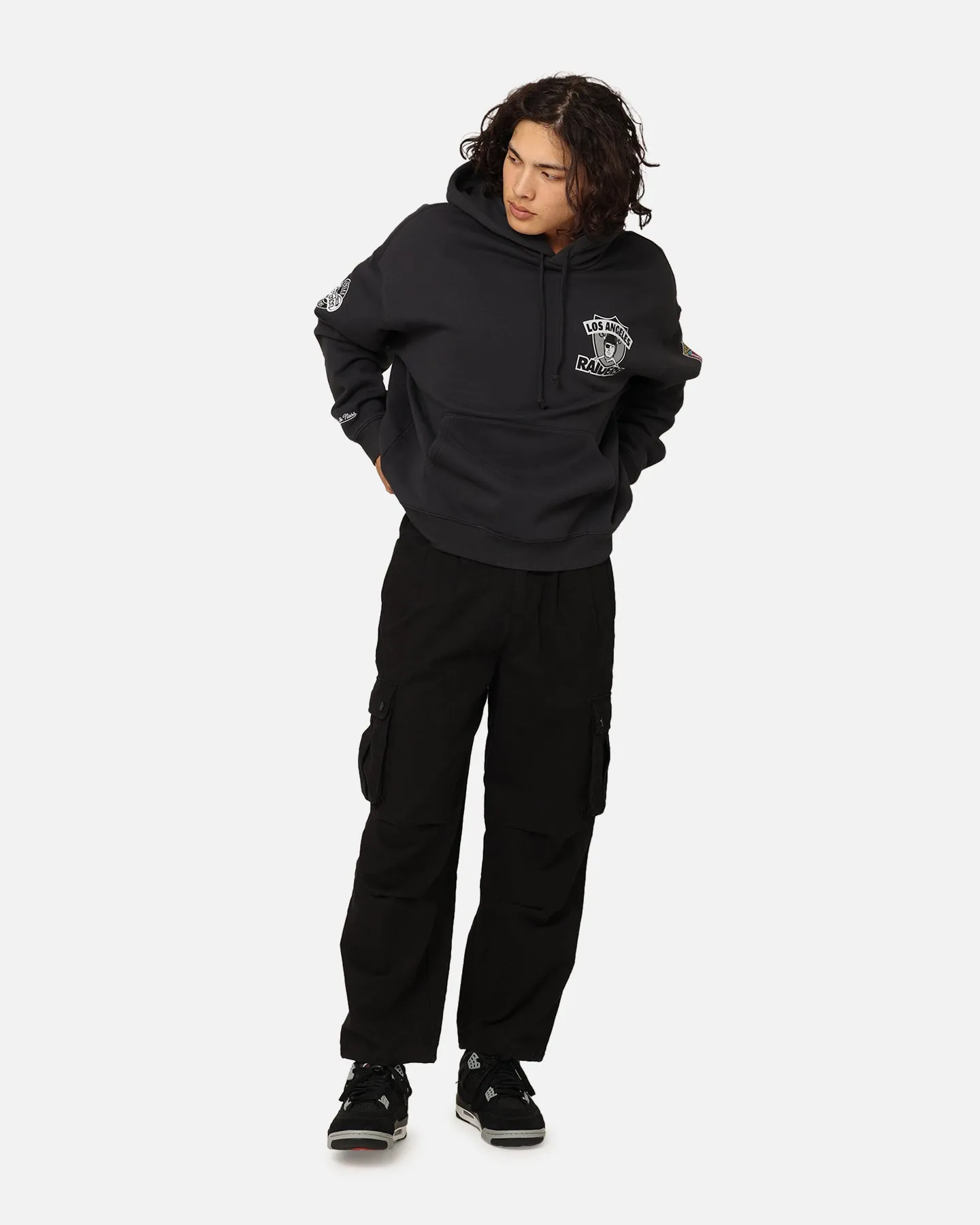 Mitchell & Ness Los Angeles Raiders Super Bowl World Hoodie Vintage Schwarz