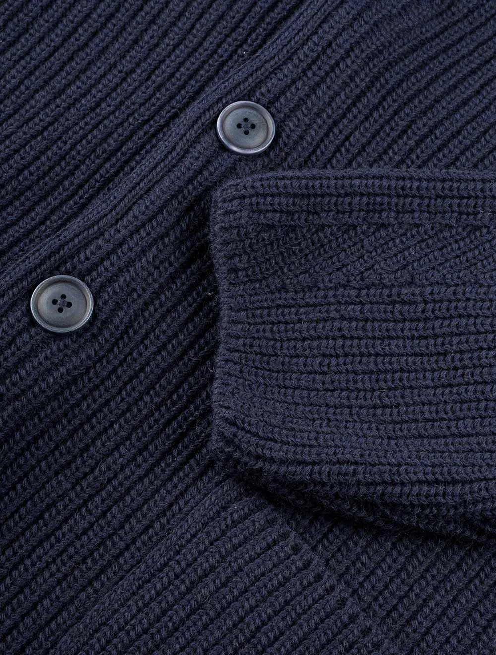 Mohair-Mix-Stola-Cardigan Abendblau