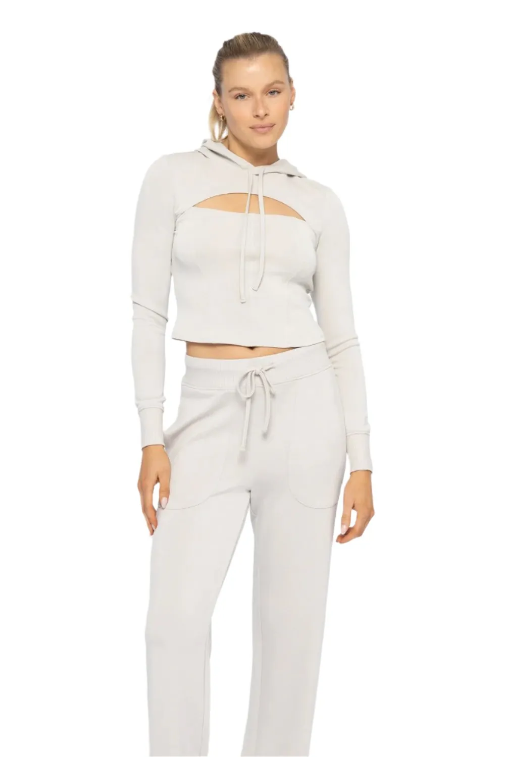 Mono B Korsett-Stil Kapuzenpullover KTR12225