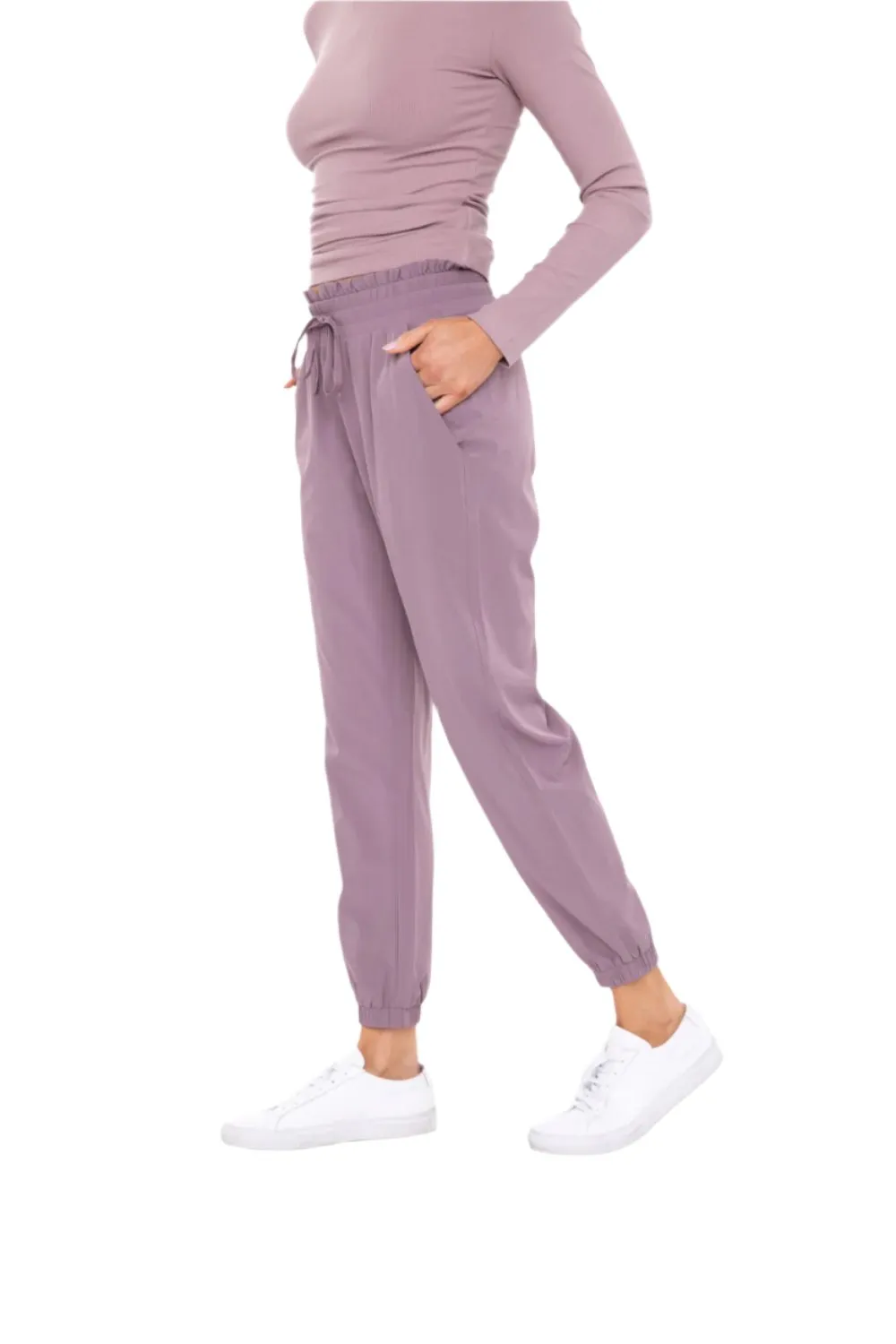 Mono B Bündchen Essential Hochtaillierte Jogginghose AP7035