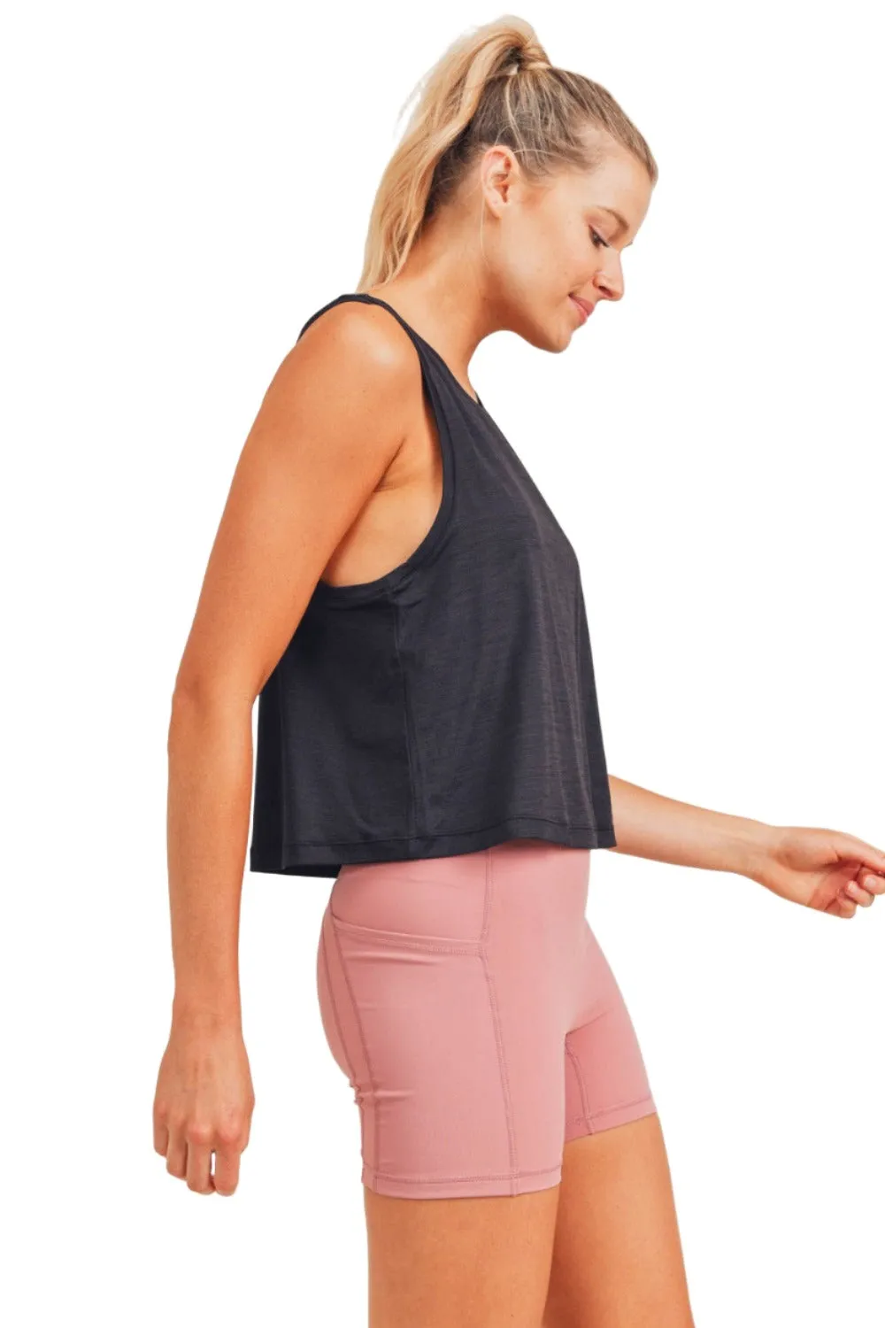 Mono B Flowy Crop Top AT-A0444