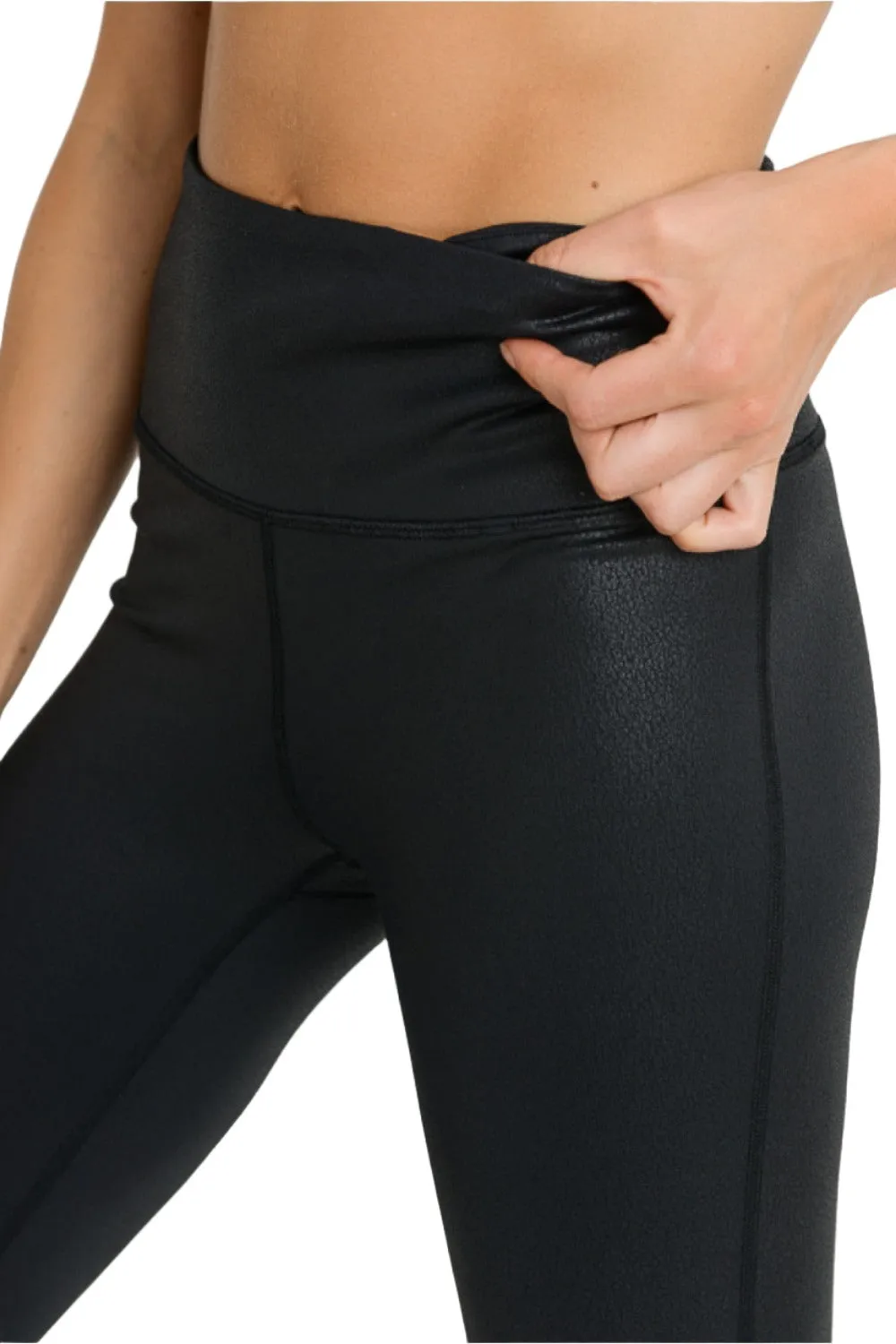 Mono B Folien High-Waist Leggings APH6119