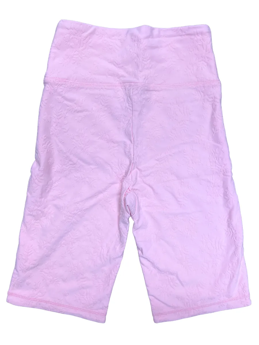 Mono B Jacquard Textur Biker Short Mini Blumenmuster APH8071