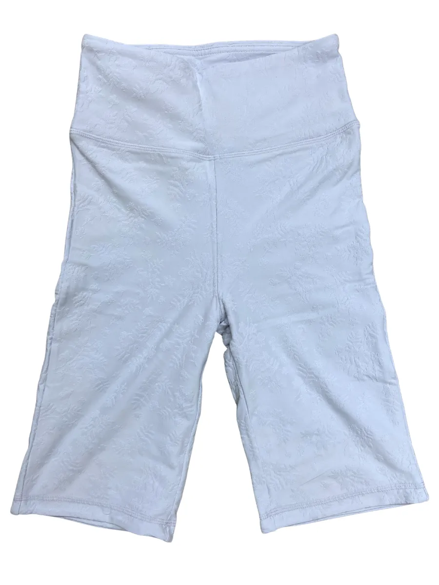 Mono B Jacquard Textur Biker Short Mini Blumenmuster APH8071
