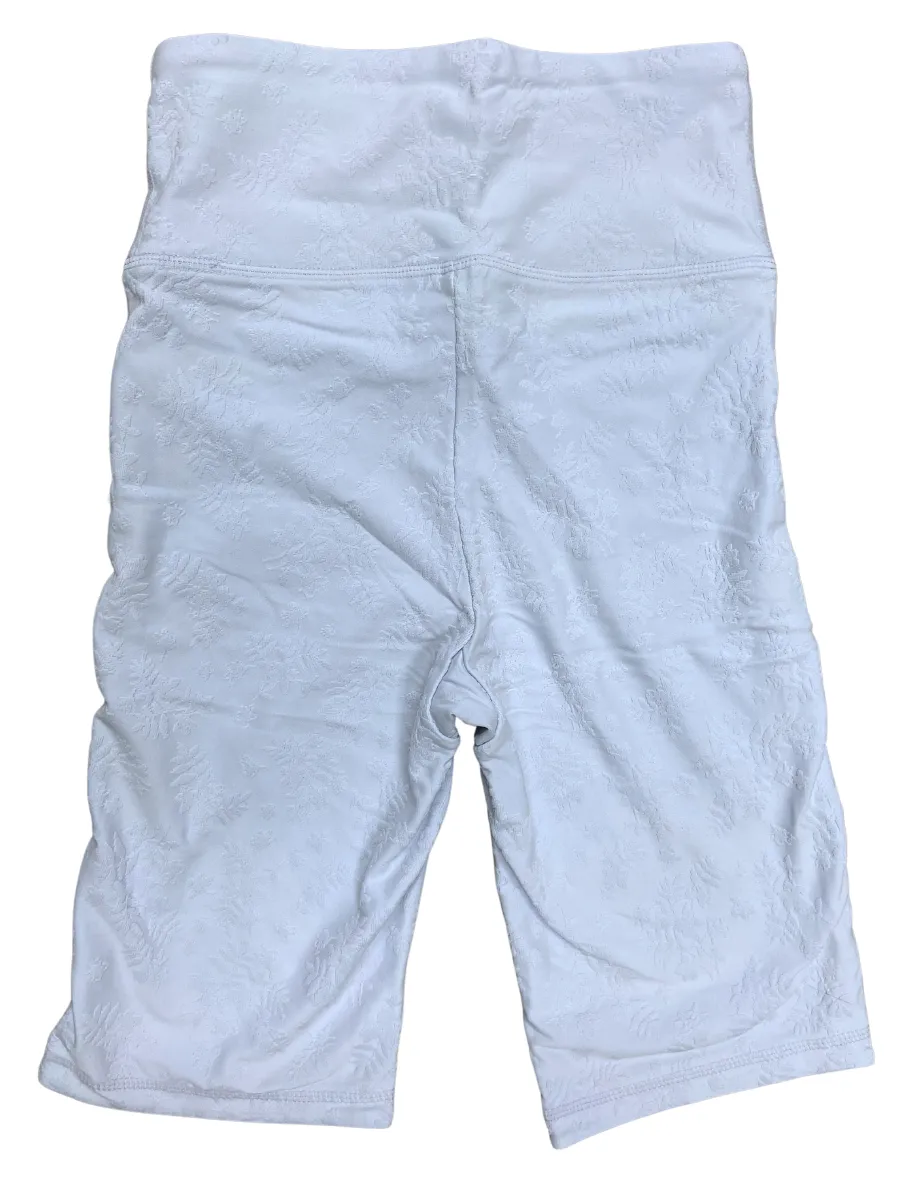 Mono B Jacquard Textur Biker Short Mini Blumenmuster APH8071