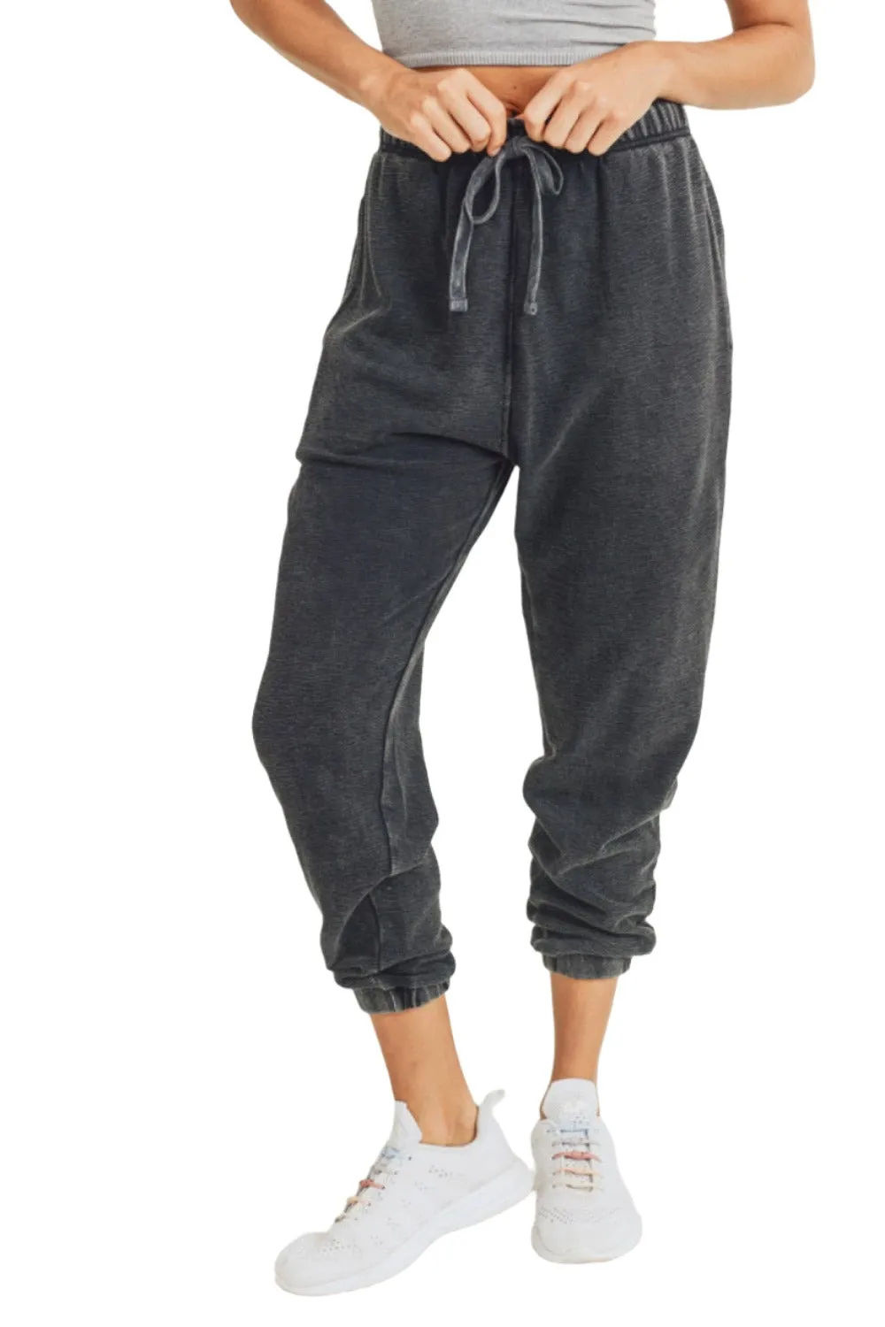 Mono B Mineral Wash Jacquard Jogginghose KP11618