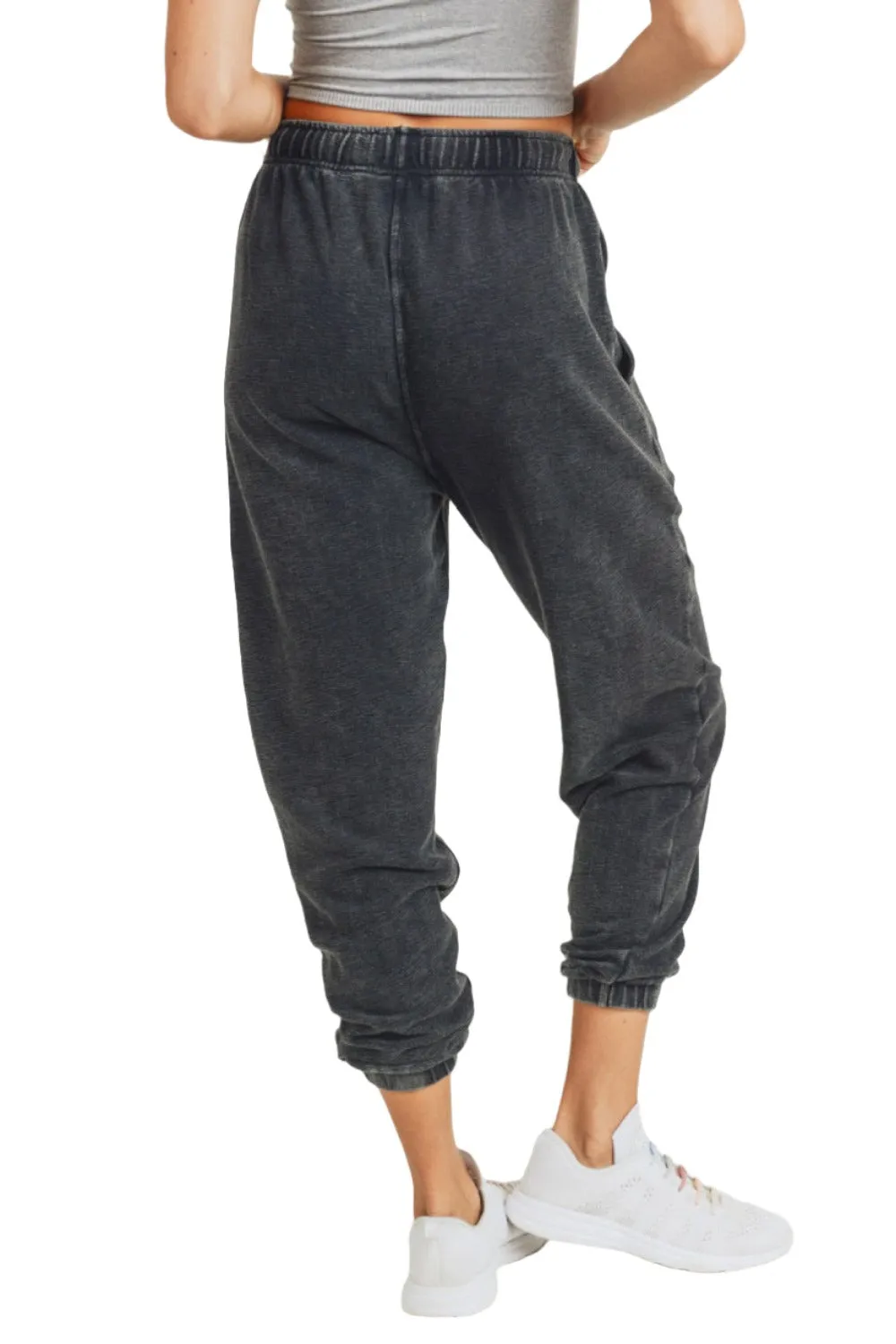 Mono B Mineral Wash Jacquard Jogginghose KP11618