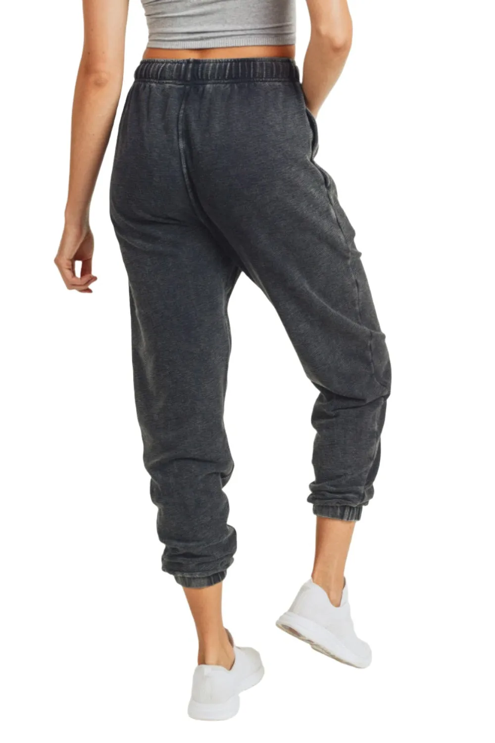 Mono B Mineral Wash Jacquard Jogginghose KP11618