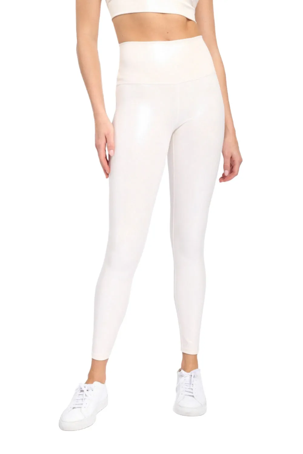 Mono B Mono B BRONZE - Pastell-Folien High-Waist Leggings APH-A0872