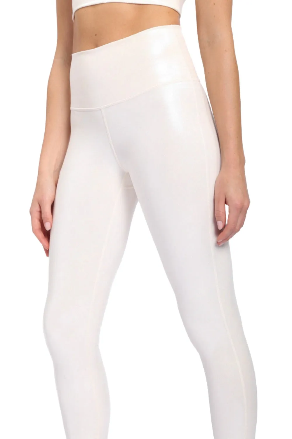 Mono B Mono B BRONZE - Pastell-Folien High-Waist Leggings APH-A0872