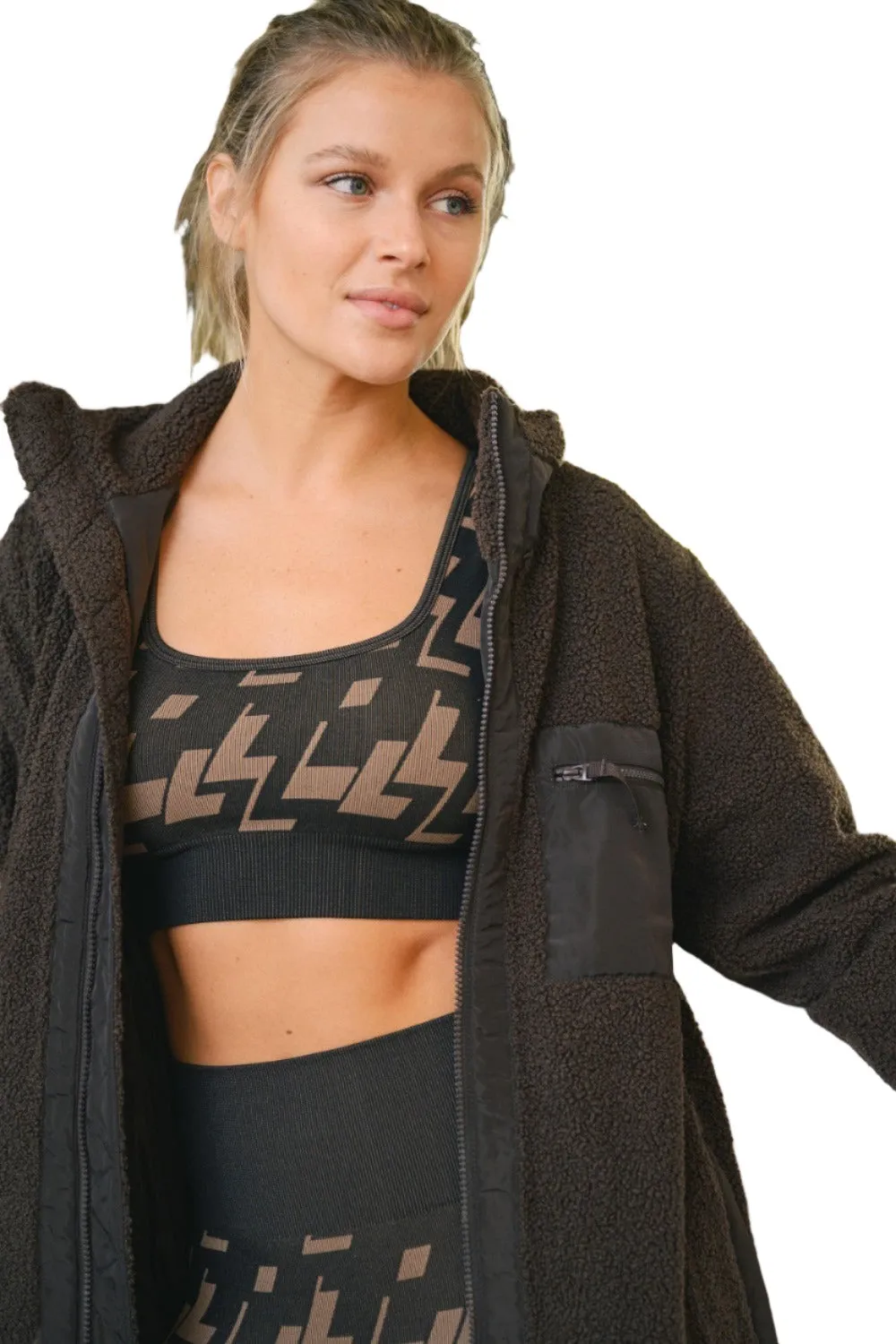 Mono B Nahtloser Geo-Aktiver Bustier-Top AT-A09100