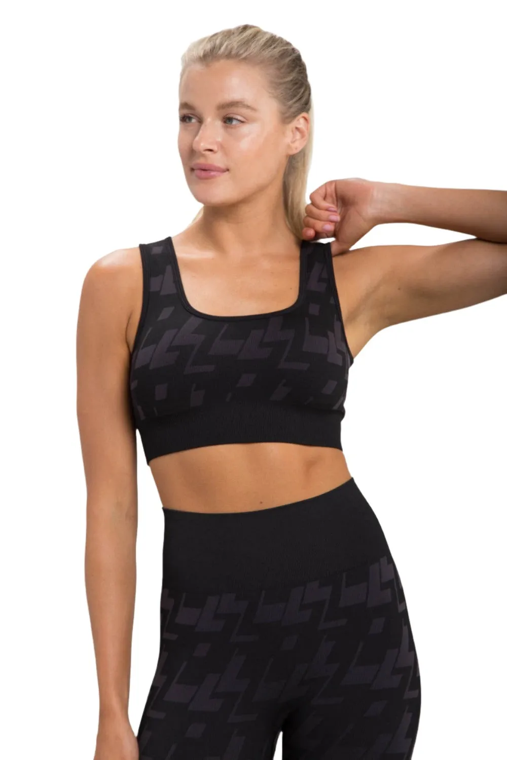 Mono B Nahtloser Geo-Aktiver Bustier-Top AT-A09100