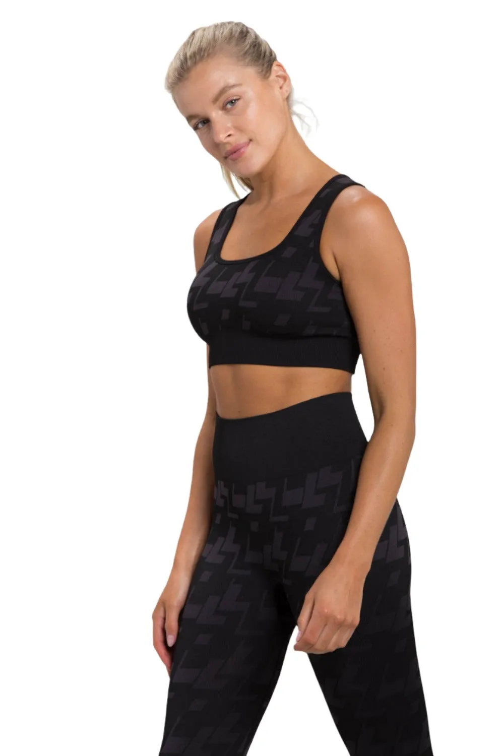 Mono B Nahtloser Geo-Aktiver Bustier-Top AT-A09100