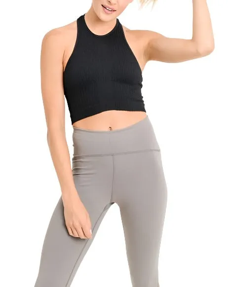 Mono B Nahtlos Racerback Crop Top AT2245