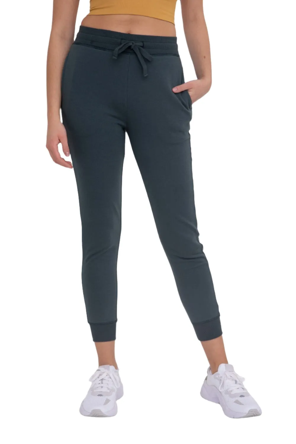 Mono B Skinny French Terry Bündchen Jogger 10351