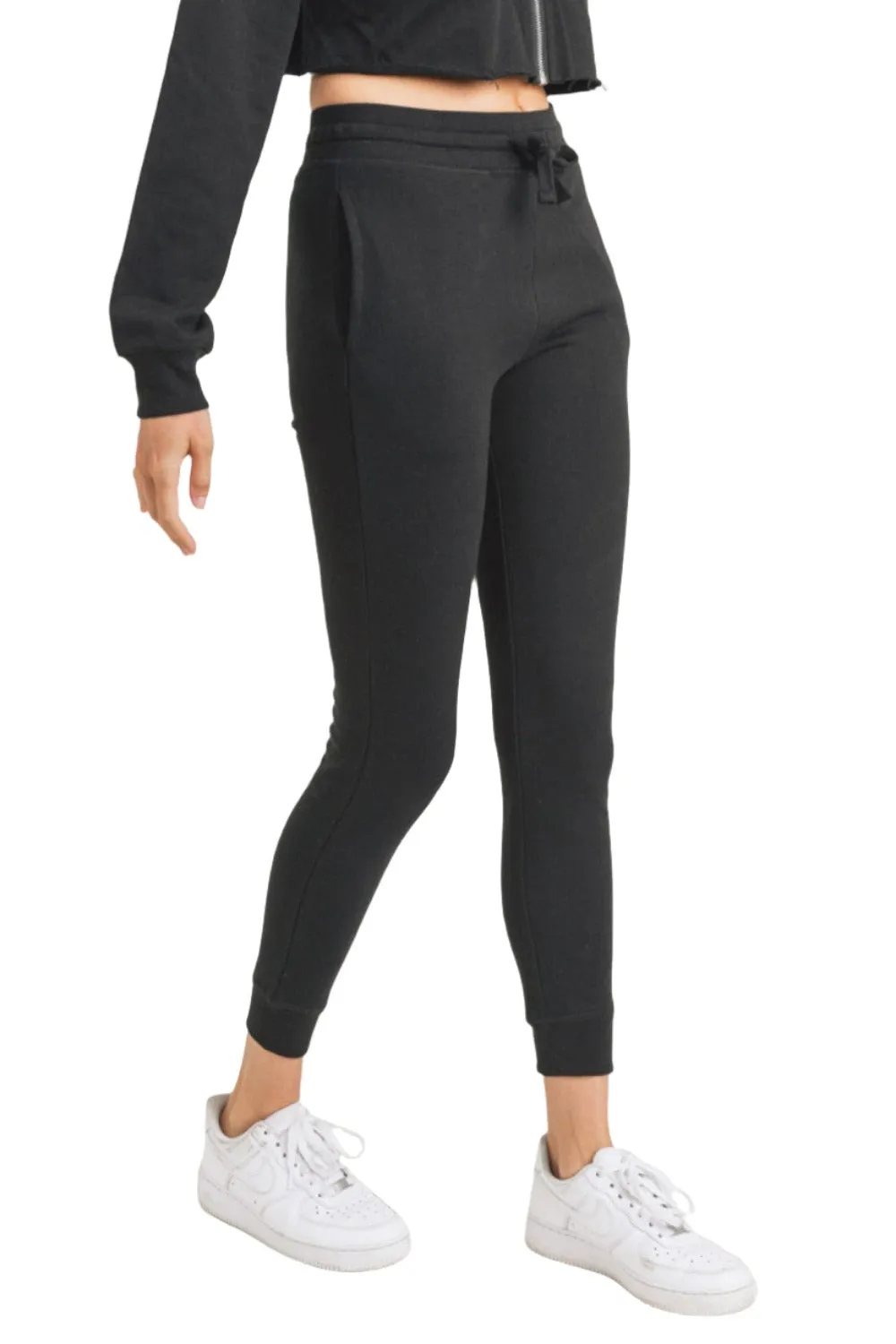 Mono B Skinny French Terry Bündchen Jogger 10351