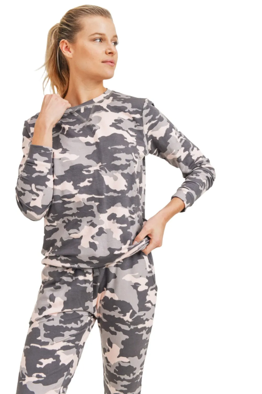 Mono B Twilight Camo Langarmoberteil KT-A0219