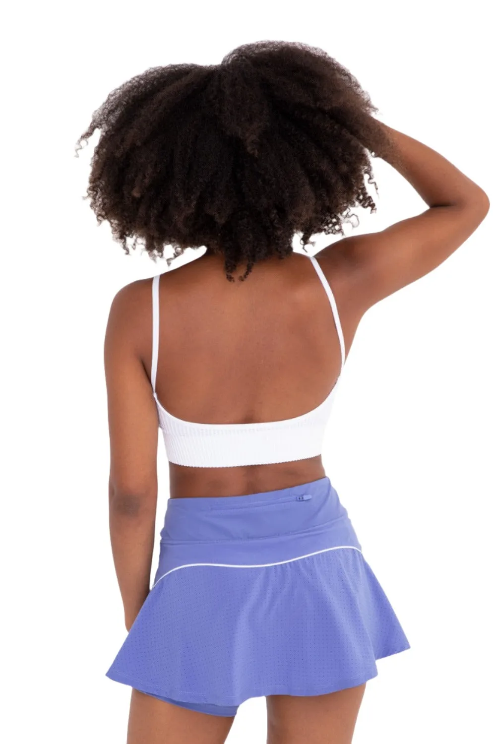 Mono B V Front Nahtlos Strukturiertes Tanktop AT-A1274