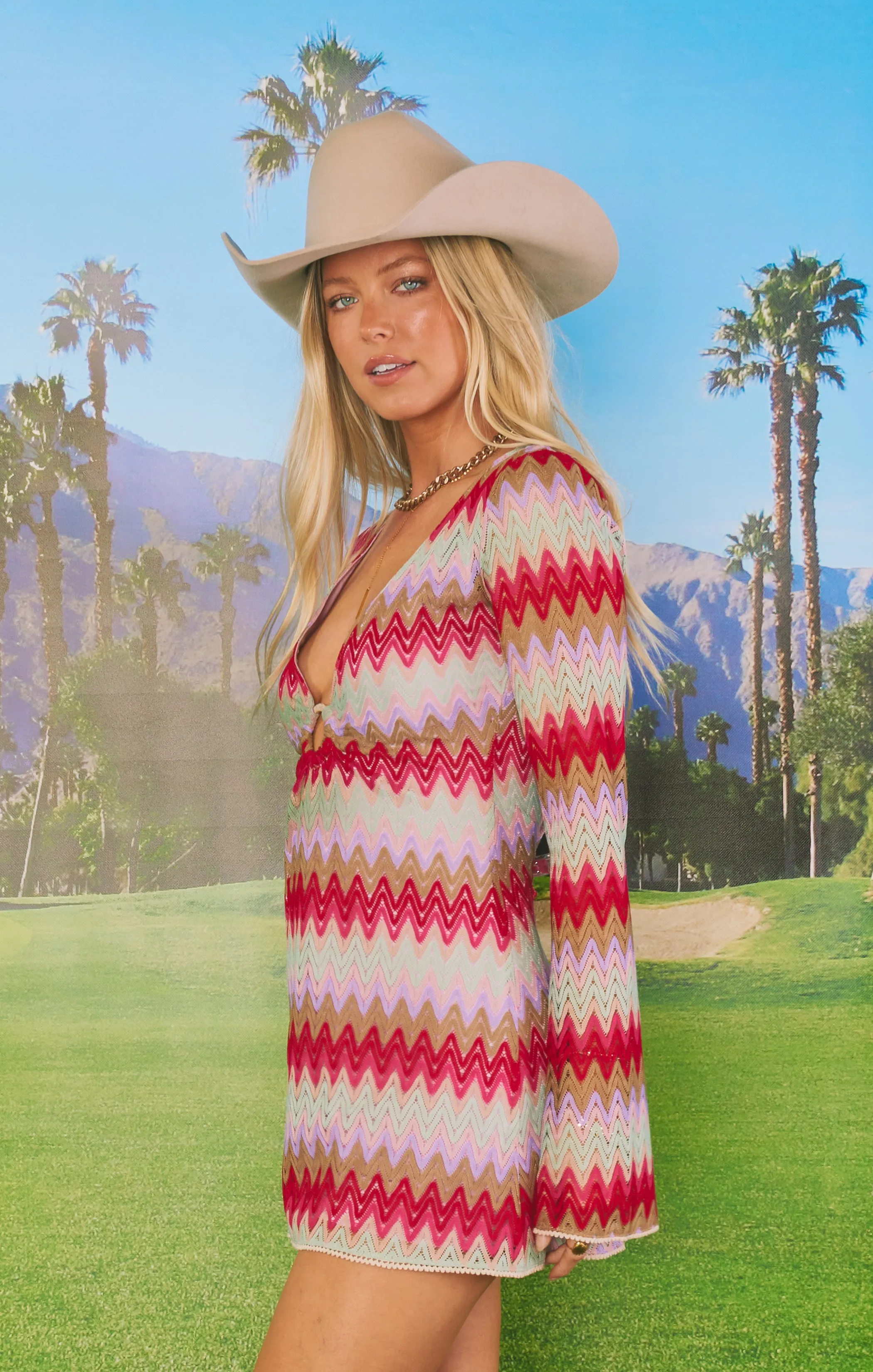 Monte Carlo Romper ~ Riviera Zickzack-Häkelarbeit
