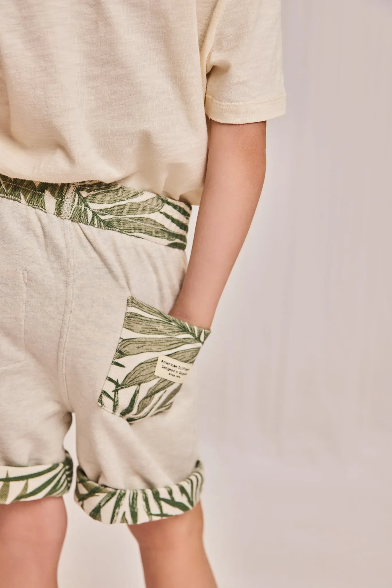 moremi RV Shorts Blätter 000115 - heather mastic Ao76 Kleidung Jungen Mädchen