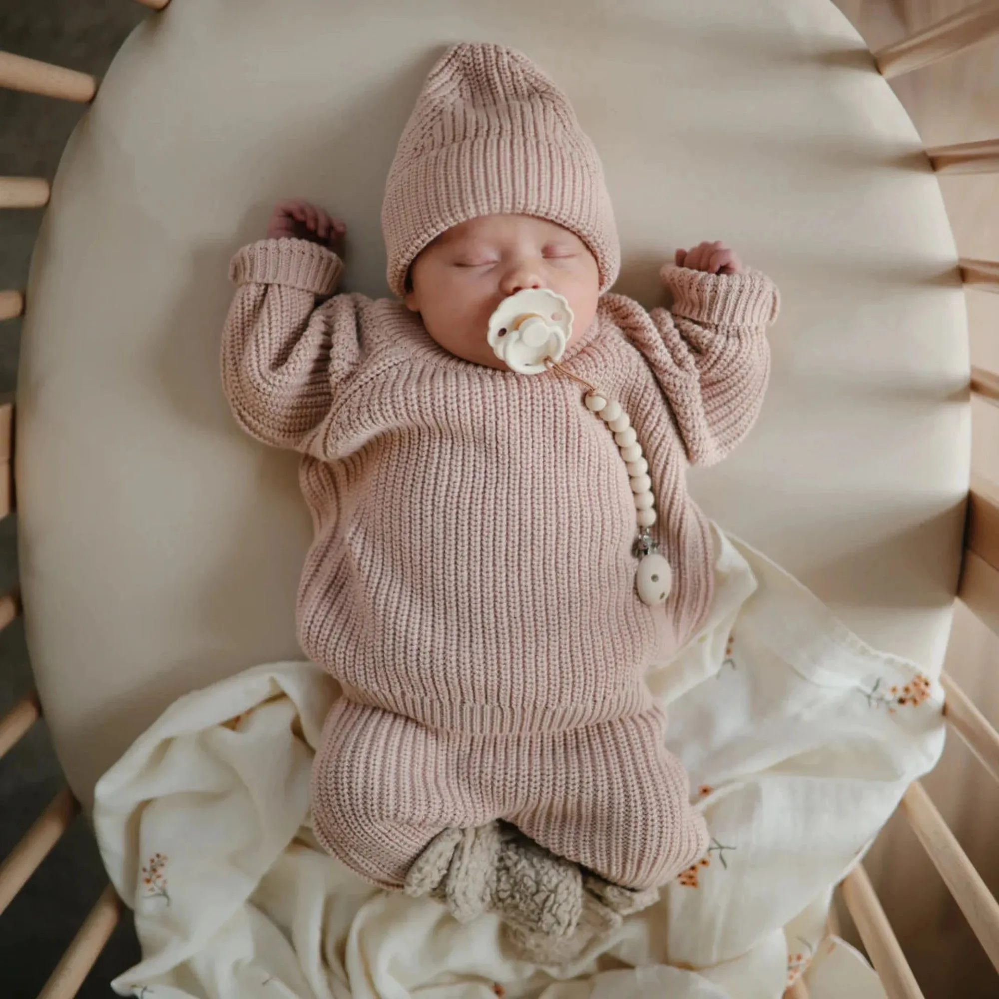 MUSHIE Chunky Strickmütze