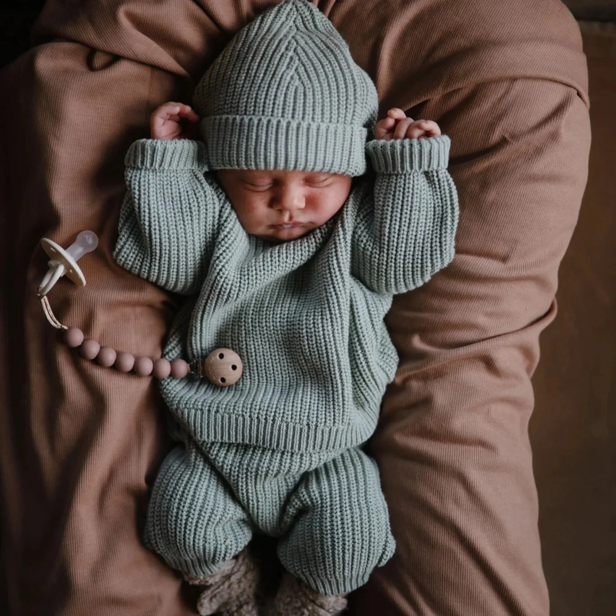MUSHIE Chunky Strickmütze