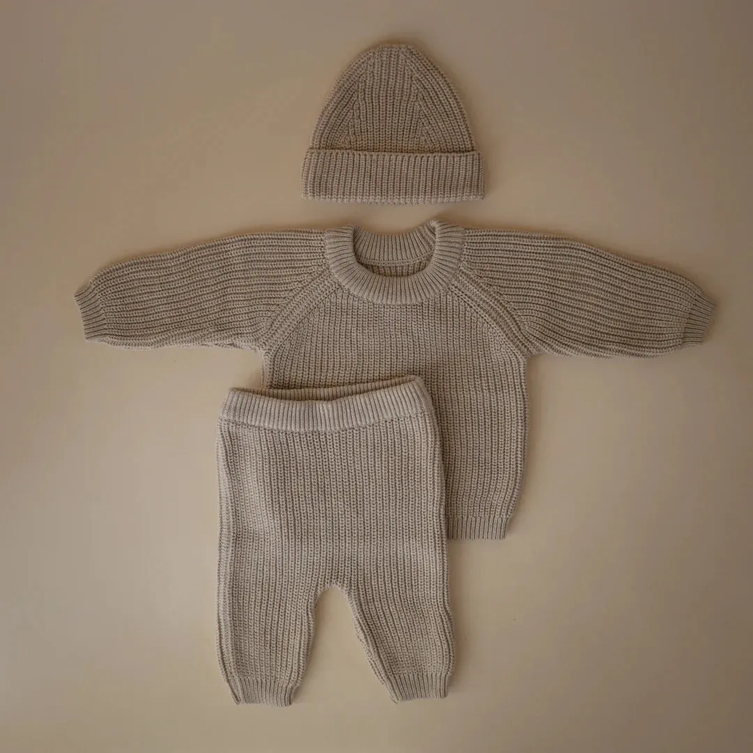 MUSHIE Chunky Strickhose