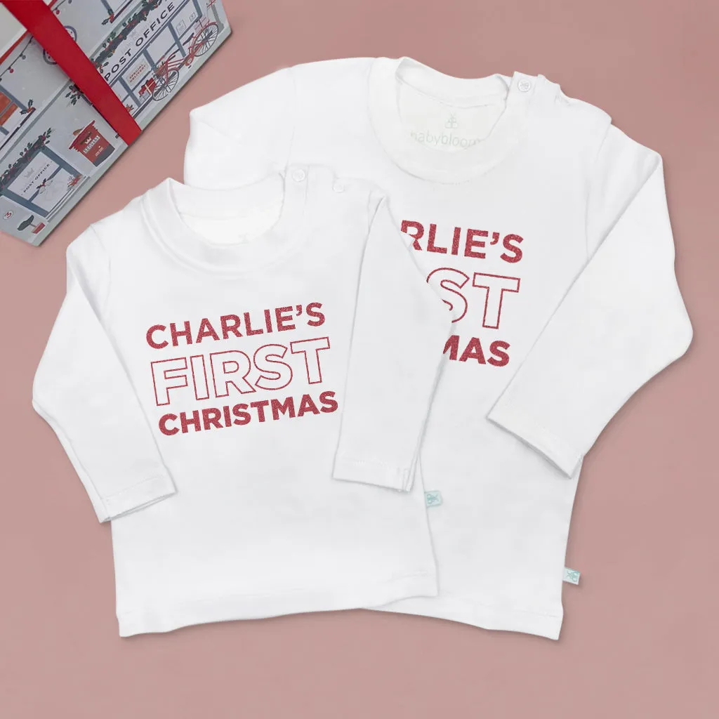 Mein erstes Weihnachts-T-Shirt – Personalisiert