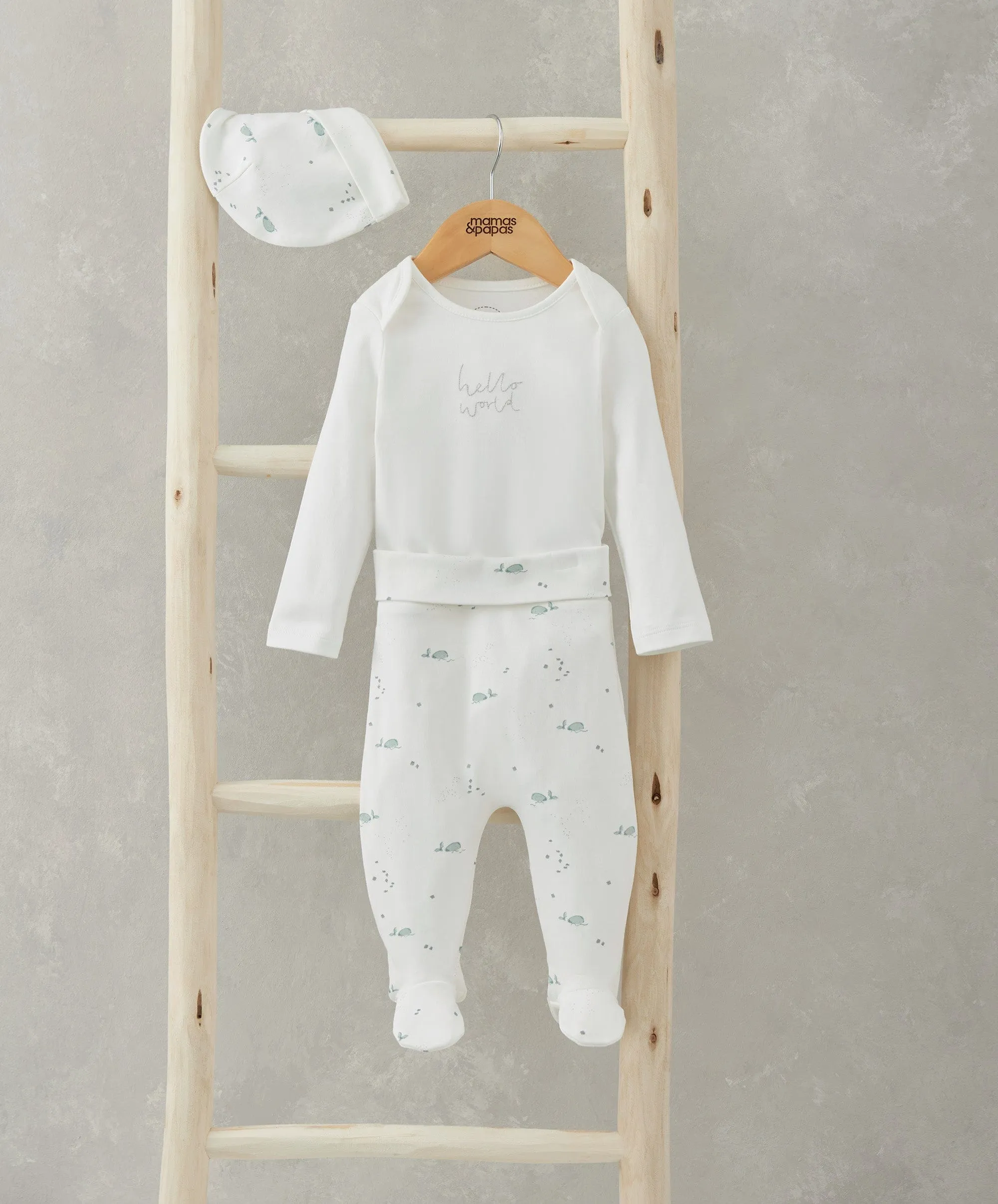 Mein erstes Outfit-Set (3-teilig) - Whale Babykids Mamas & Papas