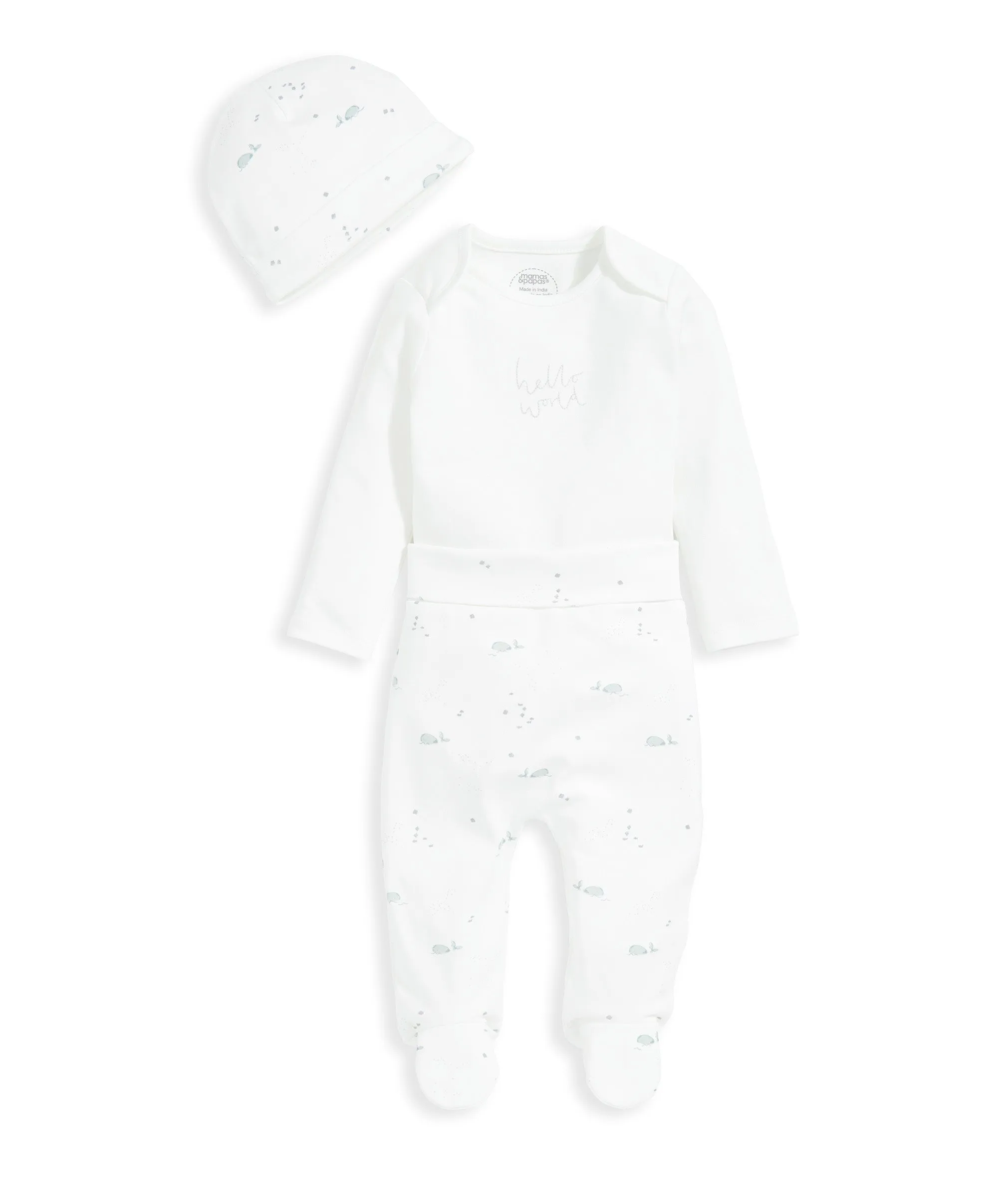 Mein erstes Outfit-Set (3-teilig) - Whale Babykids Mamas & Papas