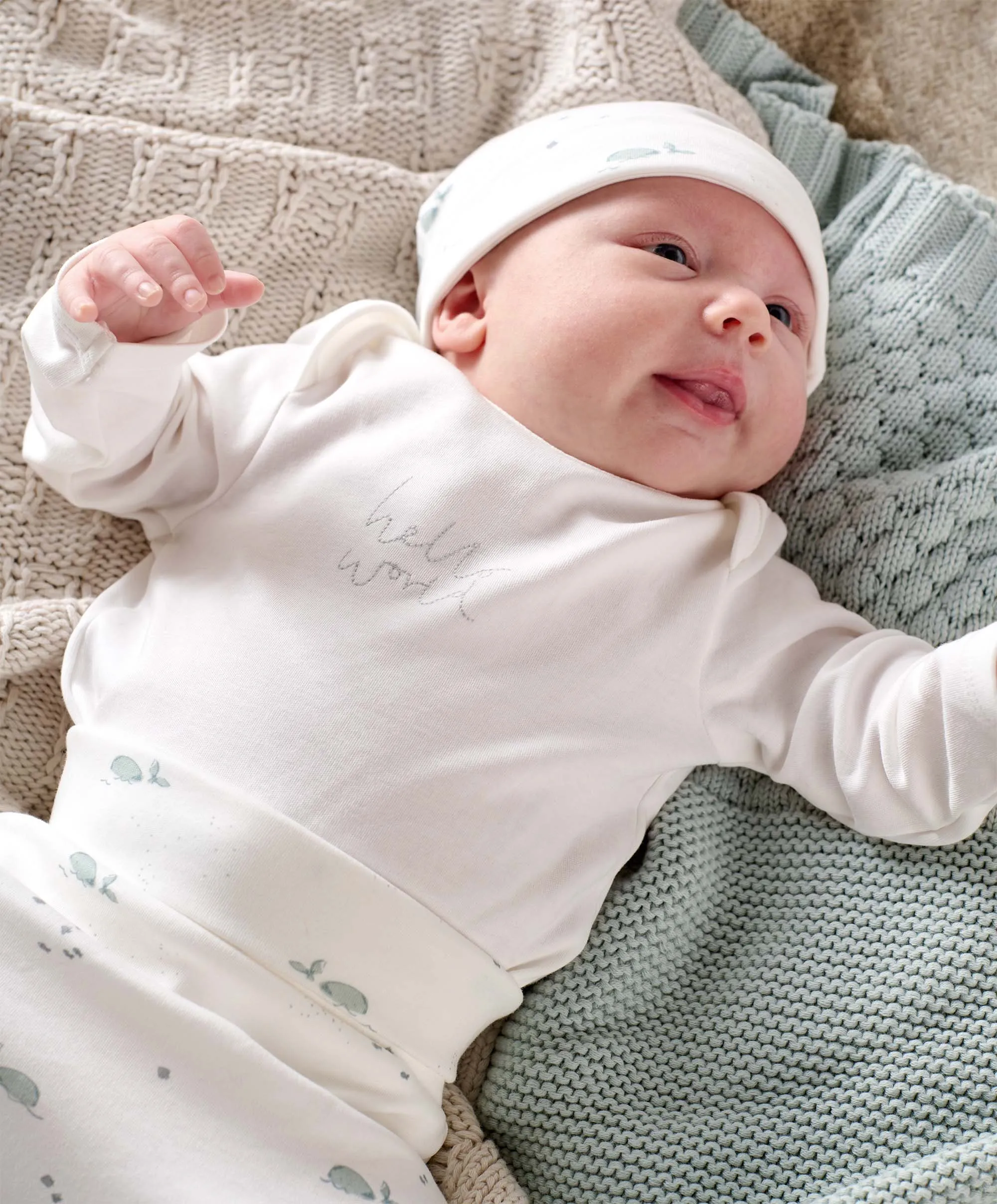 Mein erstes Outfit-Set (3-teilig) - Whale Babykids Mamas & Papas
