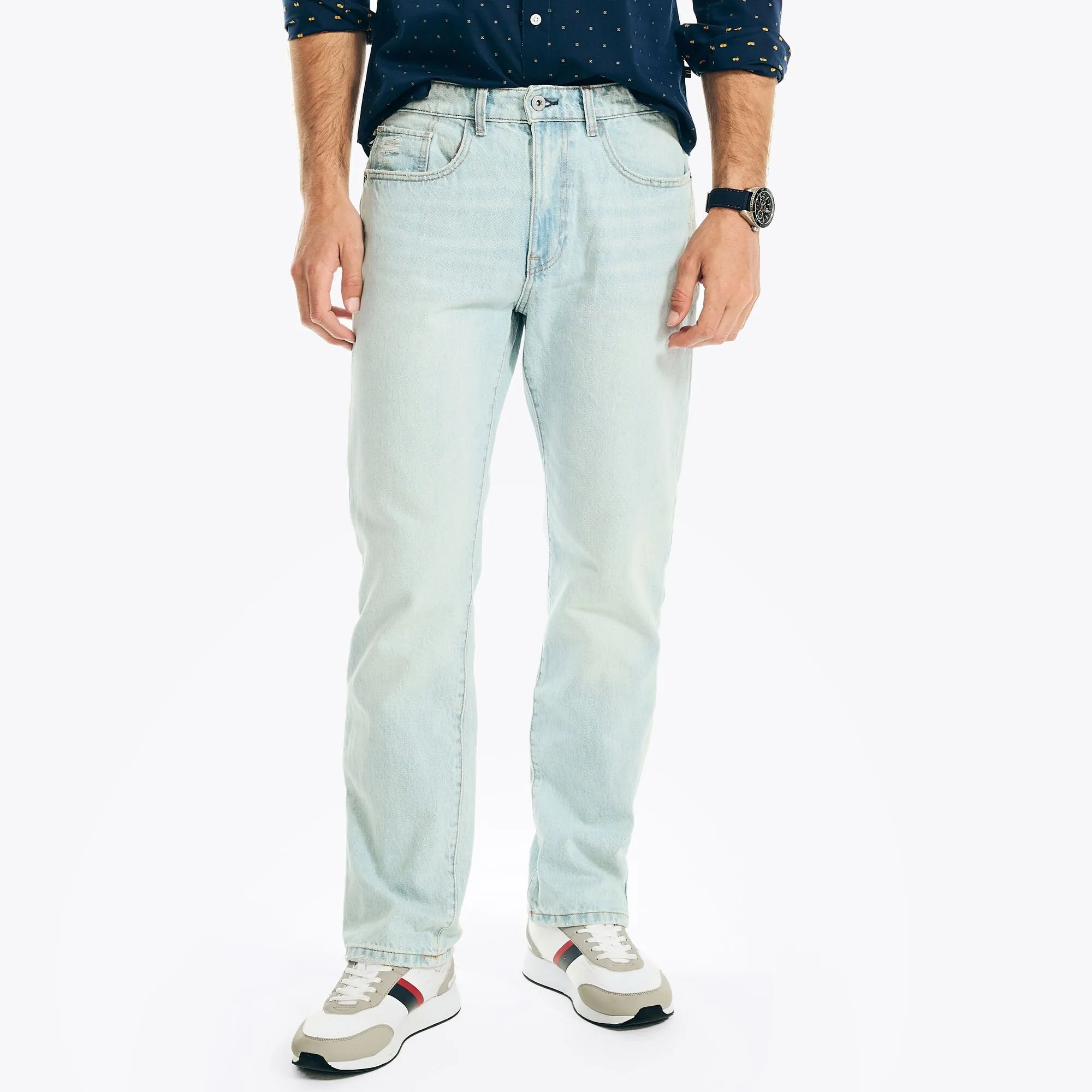Nautica Herren Original Relaxed Denim Deep Dive Wash Nautica