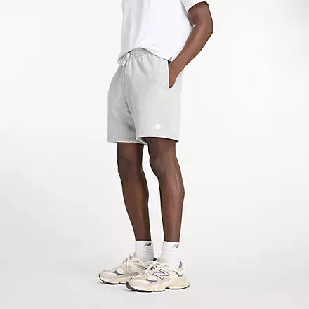 NEW BALANCE ESSENTIALS FRENCH TERRY KURZE HOSE IN GRAU FÜR HERREN