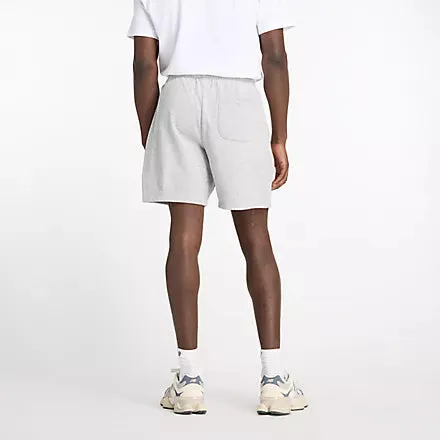 NEW BALANCE ESSENTIALS FRENCH TERRY KURZE HOSE IN GRAU FÜR HERREN