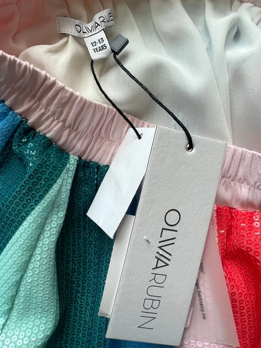 Olivia Rubin Penelope KIDS Glitzer-Minirock (NEUWERTIG)