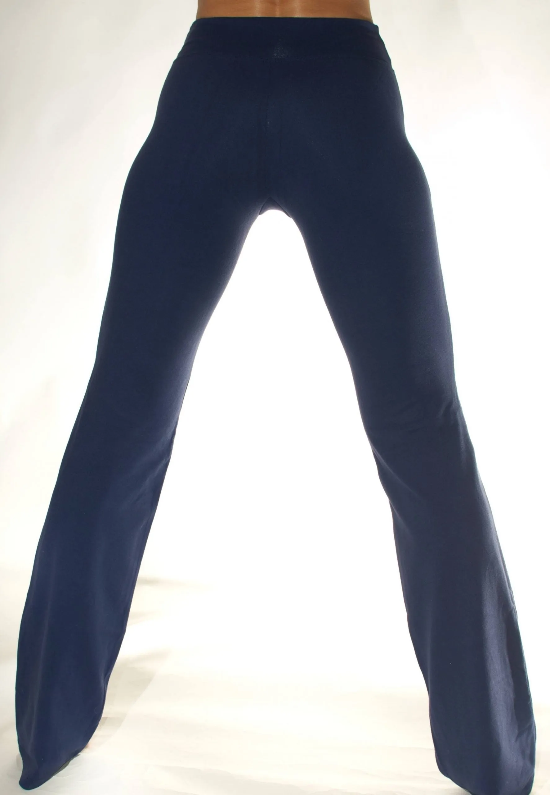 One Step Ahead Brushed Supplex Figurbetonte Bundhose mit Kordelzug und Bootcut-Schnitt D222