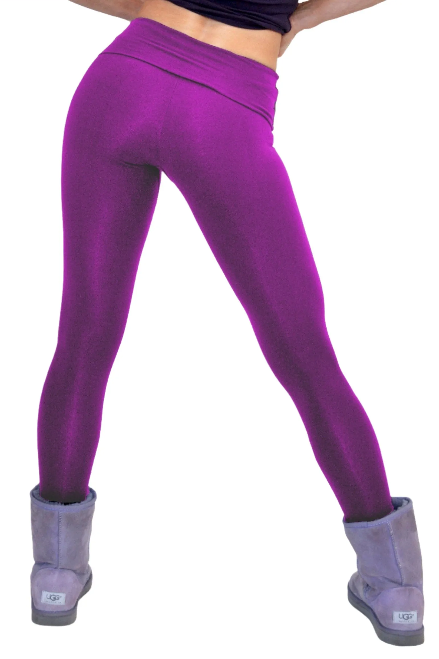One Step Ahead Brushed Supplex Roll Down Eng anliegende Leggings R200