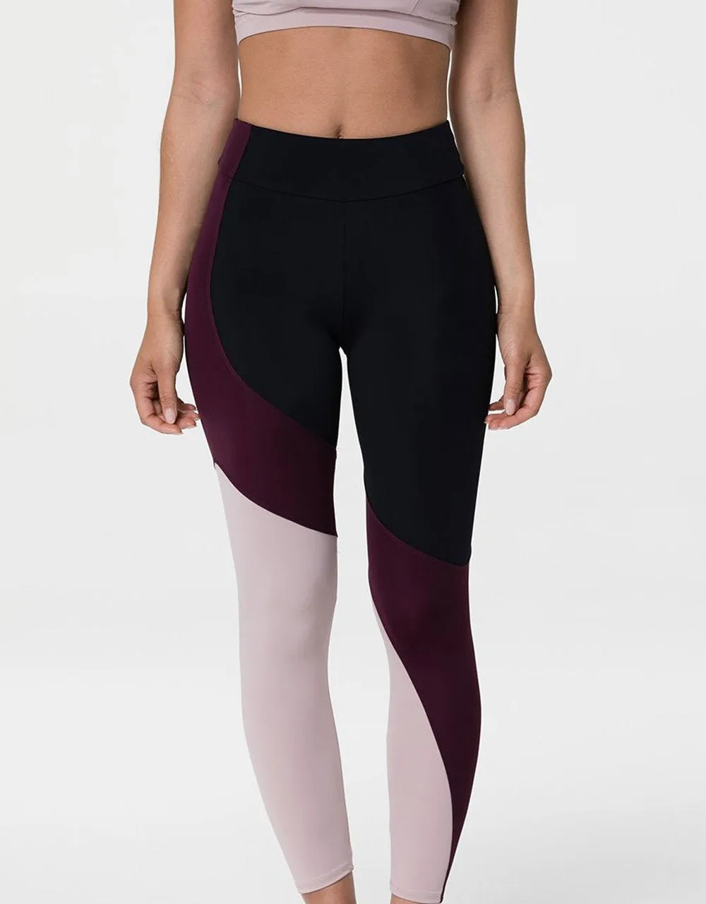 Onzie Asymmetrische Block Leggings 2241 und Plus