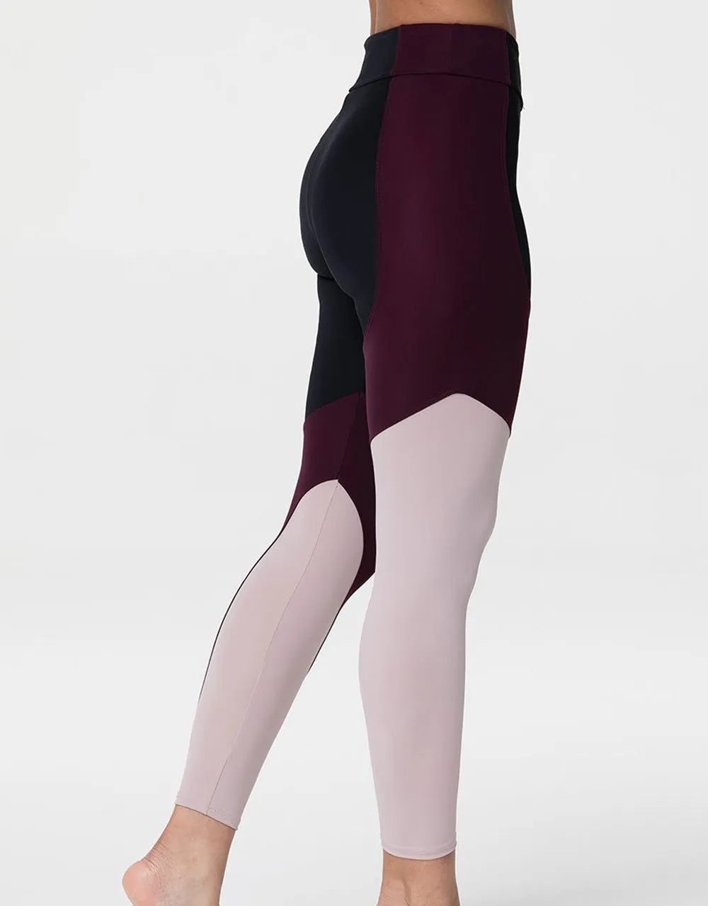 Onzie Asymmetrische Block Leggings 2241 und Plus