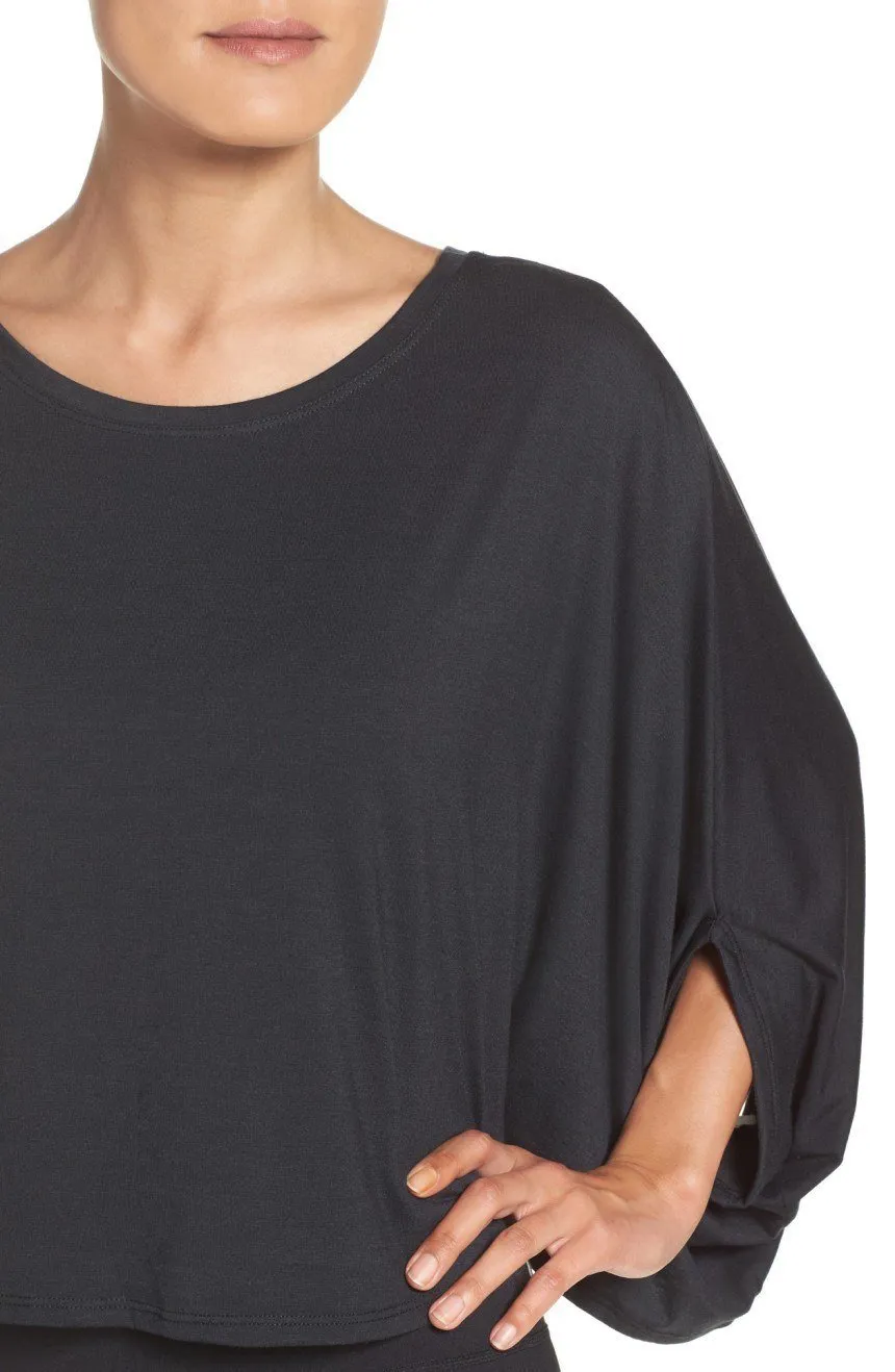 Onzie Flow Halbmond-Crop-Top 3066 Schwarz