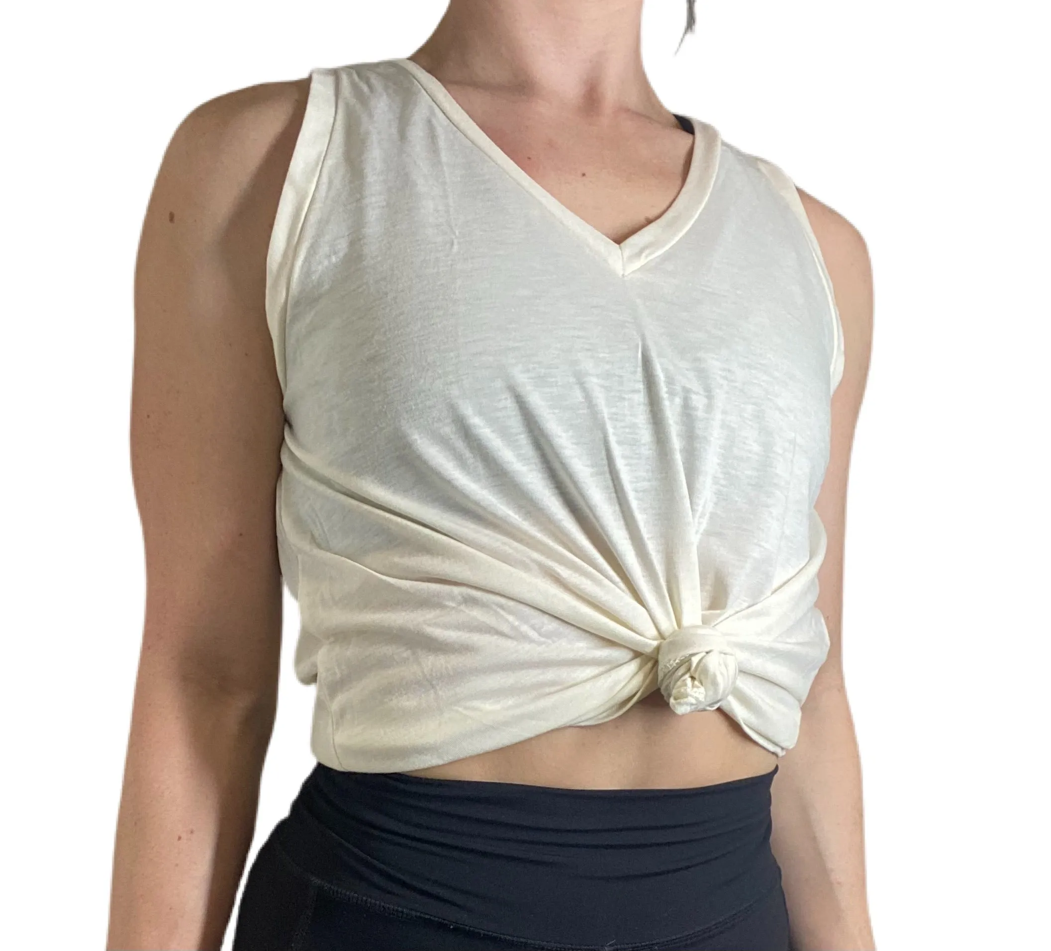 Onzie Flow Knot Tee V-Ausschnitt 3774