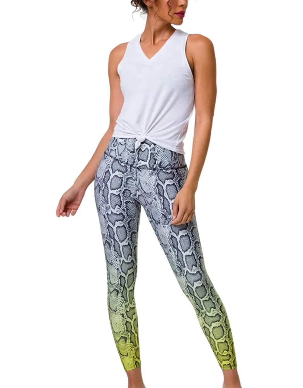 Onzie Flow Knot Tee V-Ausschnitt 3774