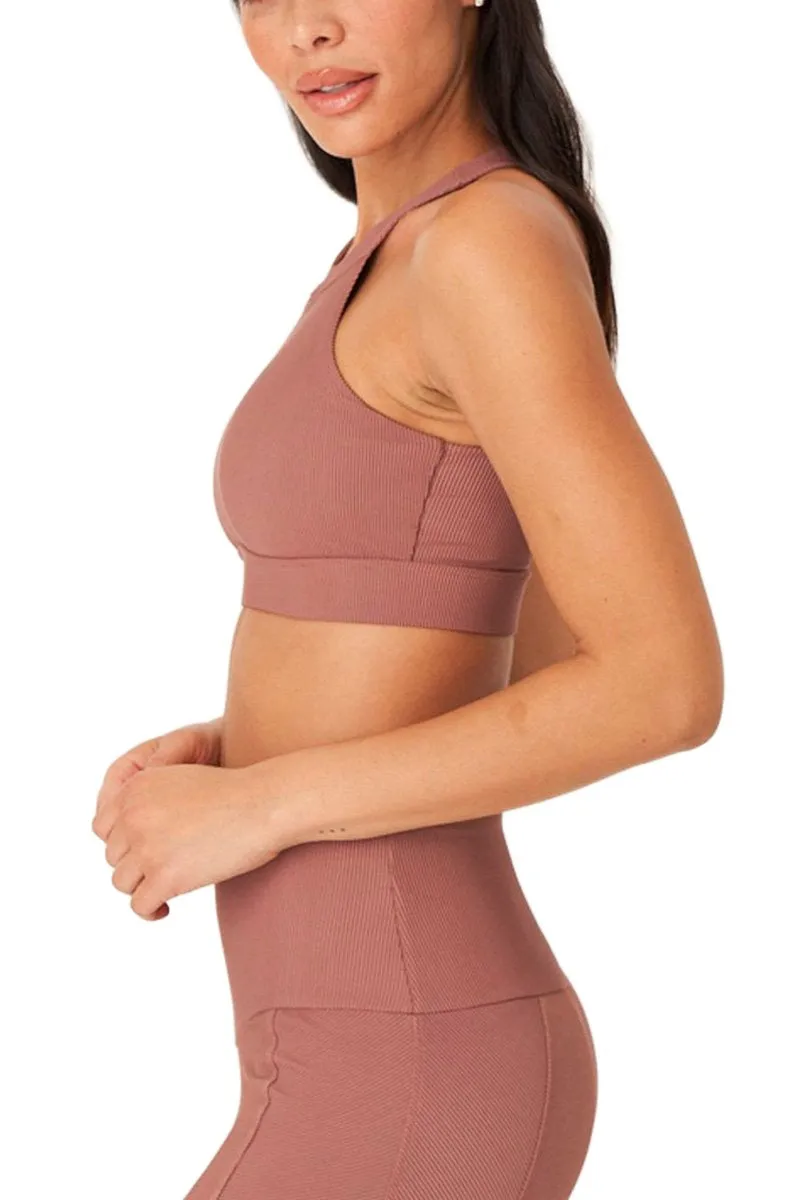 Onzie High Neck Rippen-Crop-Top 3789
