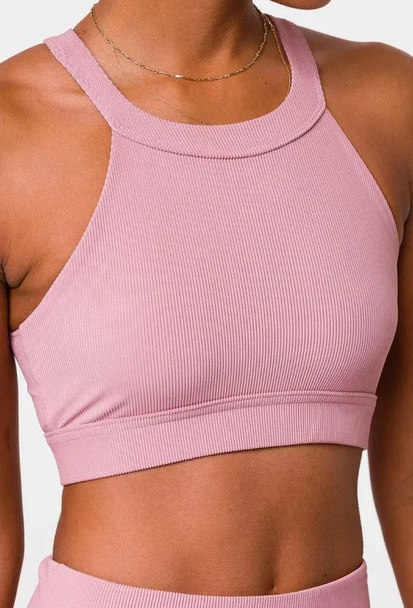 Onzie High Neck Rippen-Crop-Top 3789