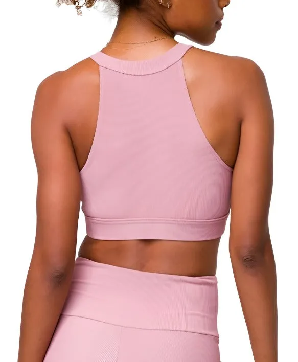 Onzie High Neck Rippen-Crop-Top 3789
