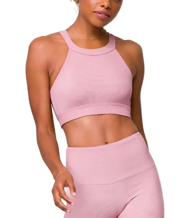 Onzie High Neck Rippen-Crop-Top 3789